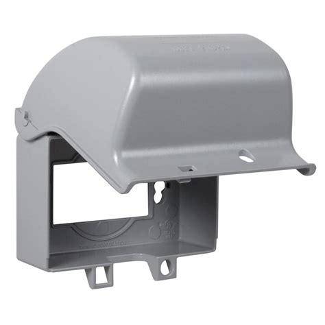 taymac 1 gang rectangle metal weatherproof electrical box cover|taymac jumbo duty cover.